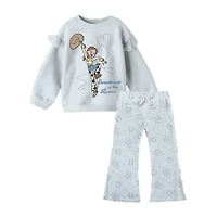 Disney Collection Little & Big Kid Girls Jessie 2-pc. Pant Set