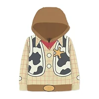 Disney Collection Little & Big Kid Boys Long Sleeve Woody Zipper Hoodie