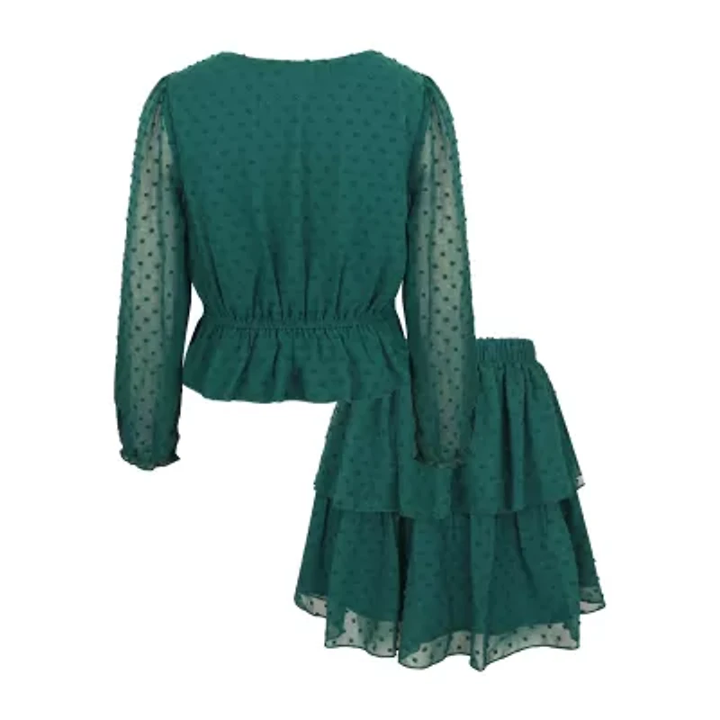 Lilt Big Kid Girls 2-pc. Skirt Set