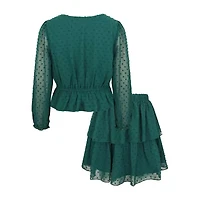 Lilt Big Kid Girls 2-pc. Skirt Set