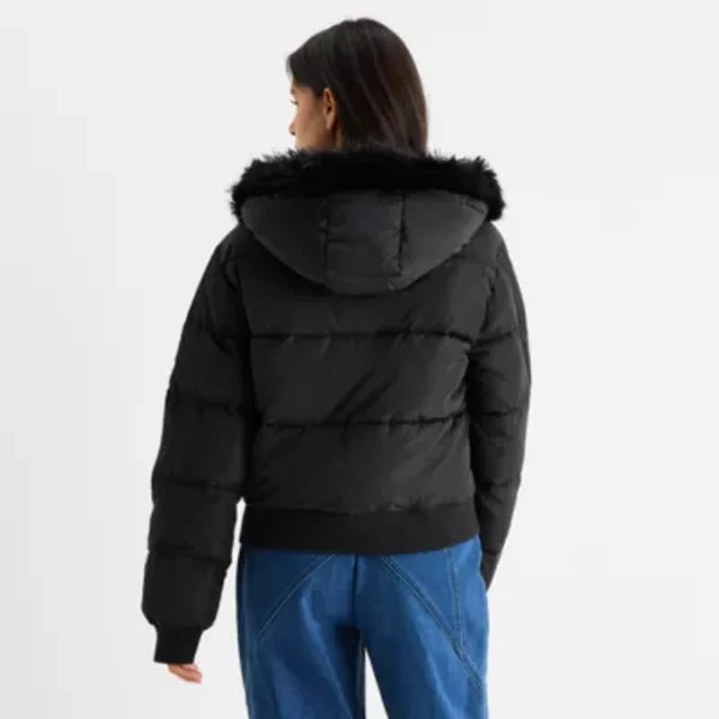 Forever 21 Womens Juniors Heavyweight Puffer Jacket