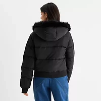 Forever 21 Womens Juniors Heavyweight Puffer Jacket