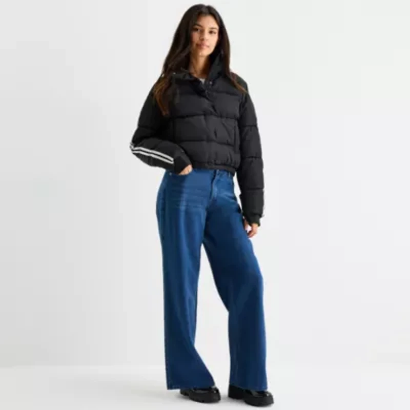 Forever 21 Womens Juniors Heavyweight Puffer Jacket