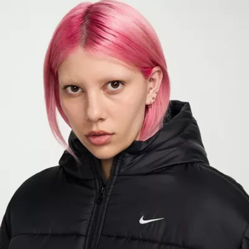 Nike Womens Hooded Water Resistant Heavyweight Puffer Jacket