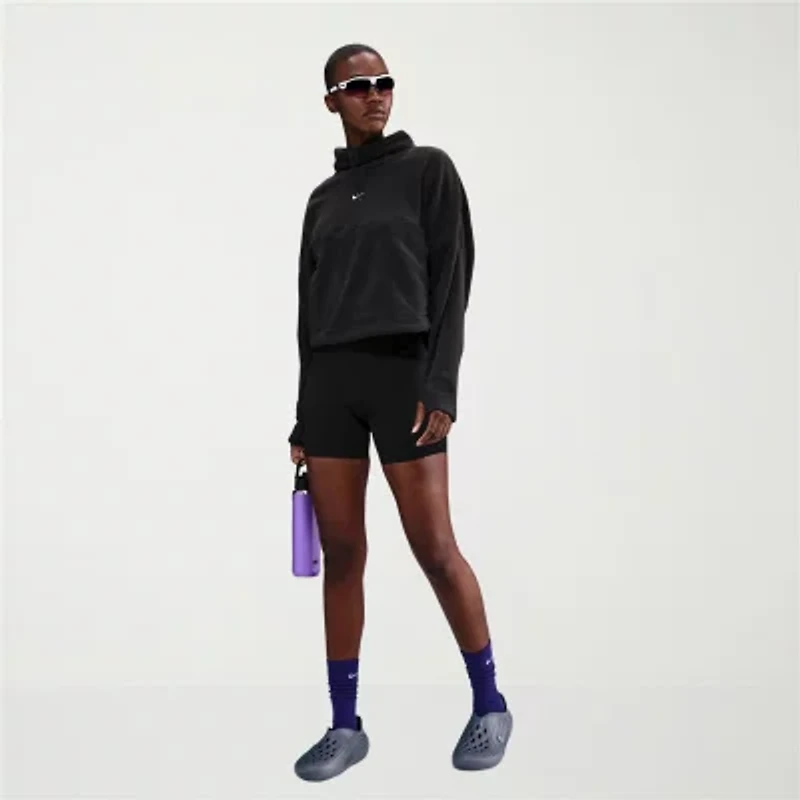 Nike Therma-FIT Womens Long Sleeve Lined Fleece Active Hoodie