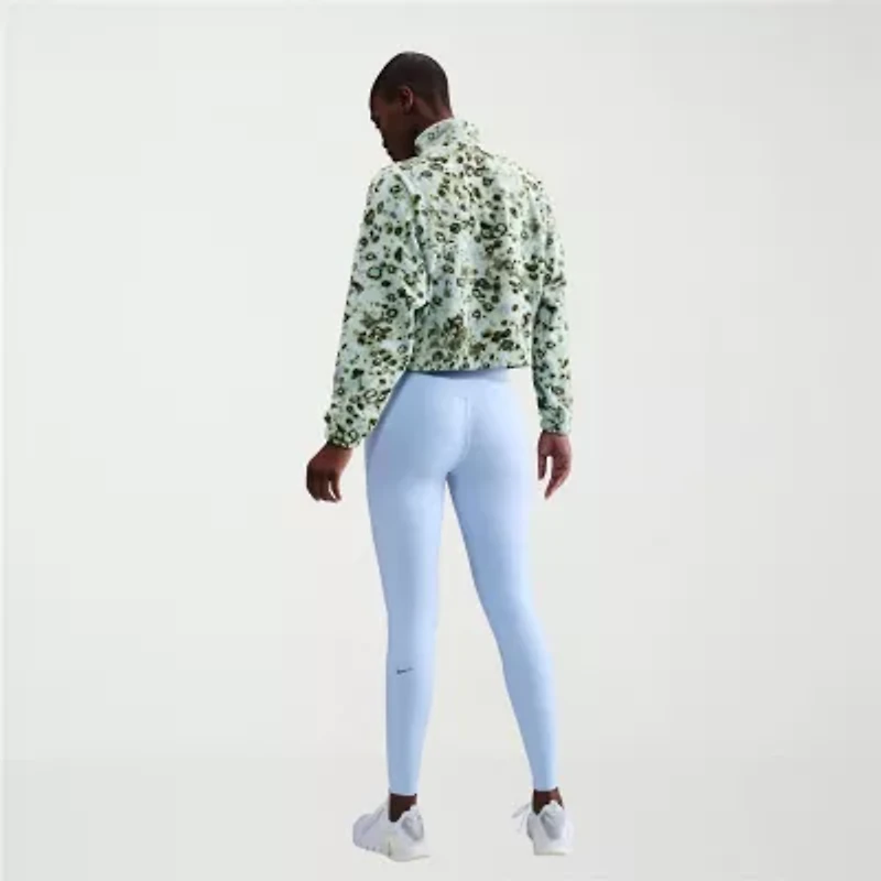 Nike Womens Mock Neck Long Sleeve Active Quarter-Zip Pullover