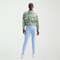 Nike Womens Mock Neck Long Sleeve Active Quarter-Zip Pullover