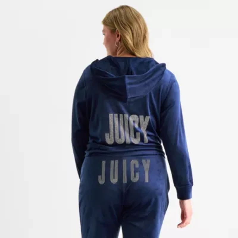 Juicy By Couture Womens Juniors Lightweight Track Jacket