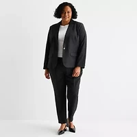Liz Claiborne Kate Womens Plus Stretch Fabric Classic Fit Blazer