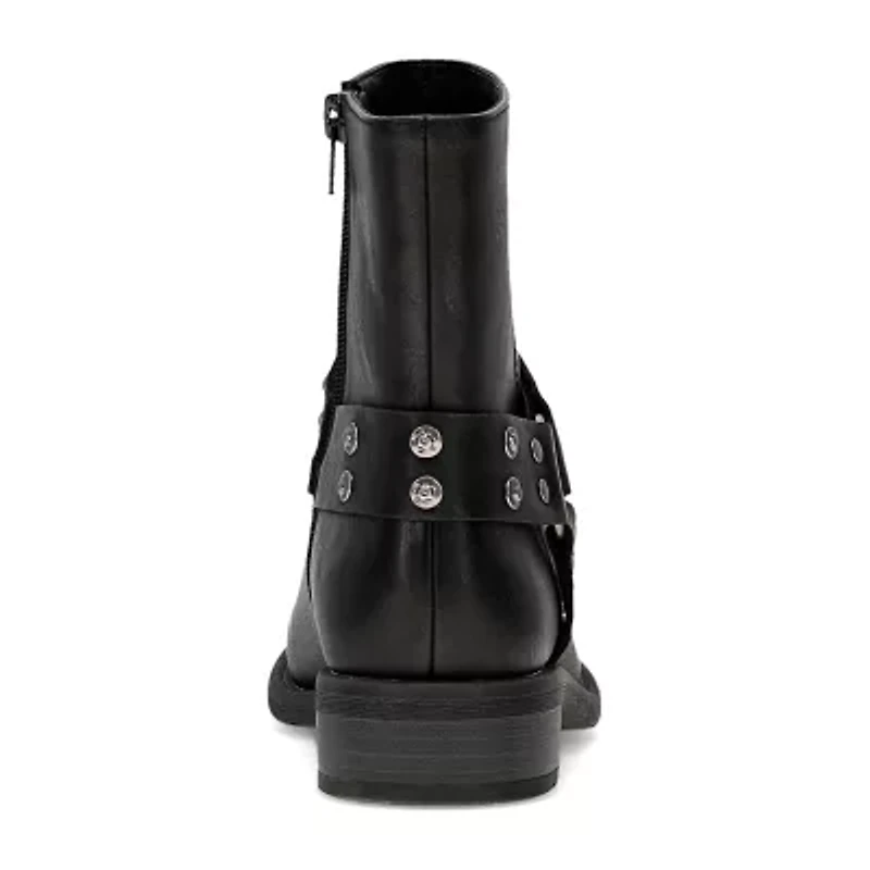 Frye and Co. Womens Conley Stacked Heel Booties