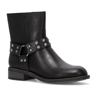 Frye and Co. Womens Conley Stacked Heel Booties