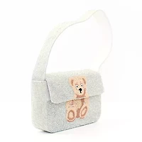 SOL and MER Beaded Baguette Shoulder Bag