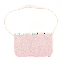 SOL and MER Beaded Floral Baguette Shoulder Bag