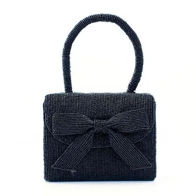 SOL and MER Bow Evening Bag