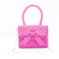 SOL and MER Bow Evening Bag