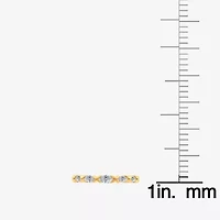 (F / Vs2) Womens 1/2 CT. T.W. Lab Grown White Diamond 10K Gold Anniversary Wedding Band