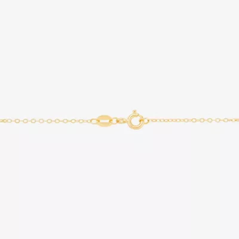 Silver Addiction Womens 14K Gold Over Silver 17 Inch Cable Chain Necklace