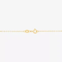 Silver Addiction Womens 14K Gold Over Silver 17 Inch Cable Chain Necklace