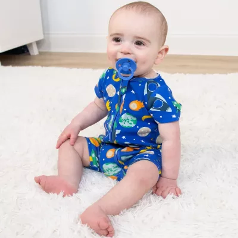 The Peanutshell Baby Boys Short Sleeve 2-pc. Romper