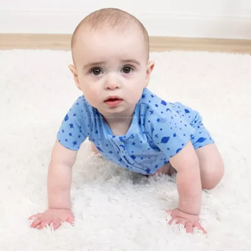 The Peanutshell Baby Boys Short Sleeve 2-pc. Romper