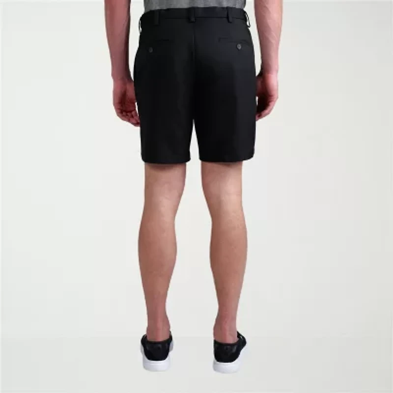 Haggar Cool 18 Pro Mens 7" Mid Rise Stretch Fabric Moisture Wicking Quick Dry Golf Short