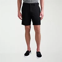 Haggar Cool 18 Pro Mens 7" Mid Rise Stretch Fabric Moisture Wicking Quick Dry Golf Short