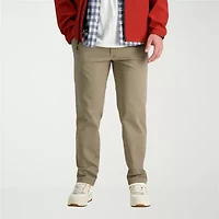 Haggar Life Khaki Chino Mens Comfort Waistband Slim Fit Flat Front Pant