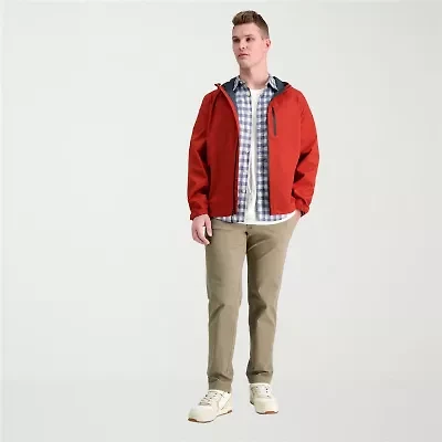 Haggar Life Khaki Chino Mens Comfort Waistband Slim Fit Flat Front Pant