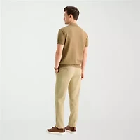 J. Ferrar Mens Short Sleeve Button Polo Sweater