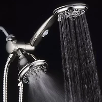 HotelSpa®  Ultra-Luxury  42-setting 3-way Combo with Patented ON/OFF Pause Switch / Brushed Nickel