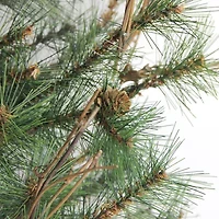 36'' Green Country Mixed Pine Artificial Christmas Teardrop Swag - Unlit