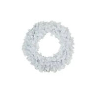 Crystal Spruce Artificial Christmas Wreath - 36-Inch  Unlit