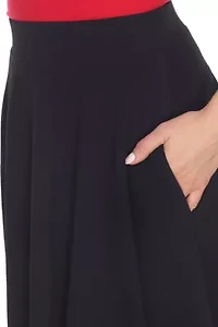 White Mark 'Saya' Flare Skirt