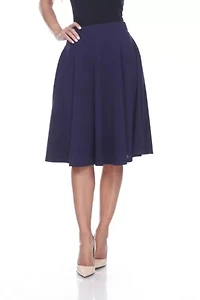 White Mark 'Saya' Flare Skirt