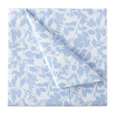 Home Expressions Easy Care Percale Solid and Print Wrinkle Resistant Sheet Set
