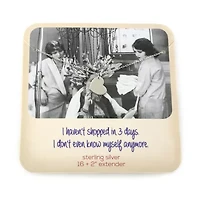 Silver Treasures Sterling Silver 16 Inch Cable Heart Pendant Necklace