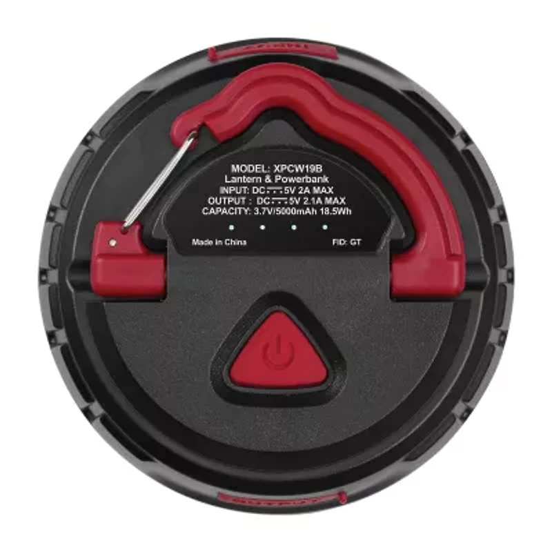 WeatherX XPCW19B Splash Proof LED Lantern with Powerbank