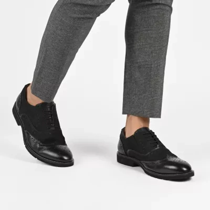 Thomas And Vine Covington Mens Wing Closed Toe Oxford Shoes