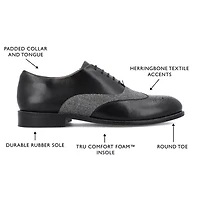 Thomas And Vine Denzell Mens Round Oxford Shoes