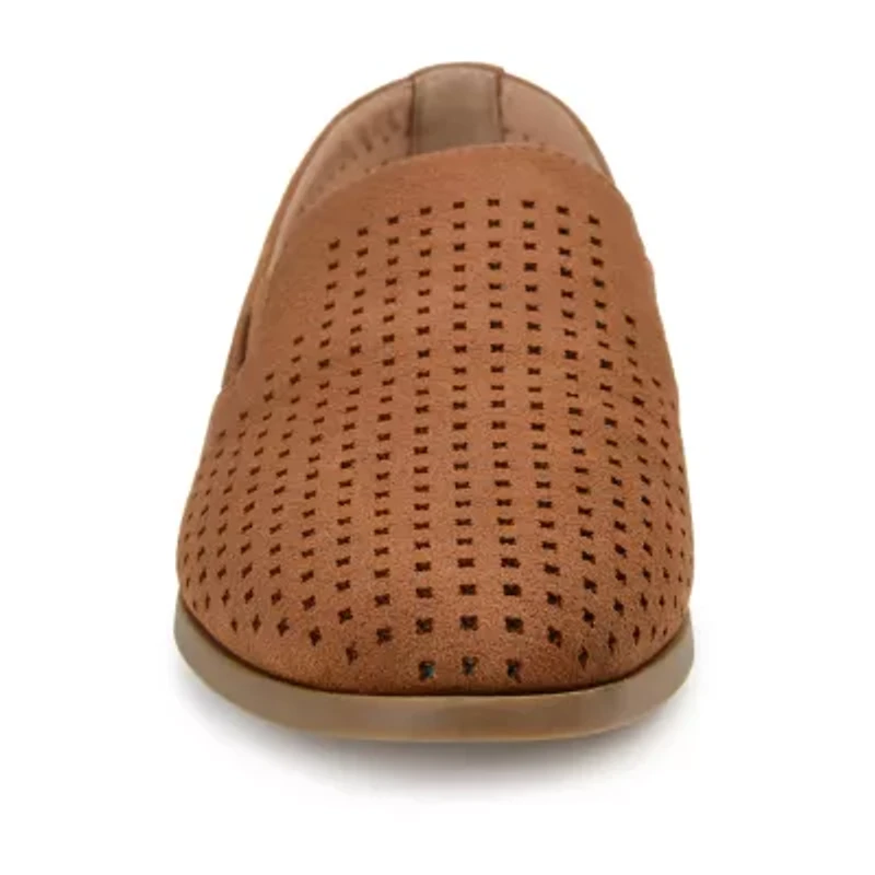 Journee Collection Lucie Womens Round Closed Toe Loafers