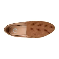Journee Collection Lucie Womens Round Closed Toe Loafers