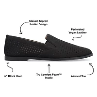 Journee Collection Lucie Womens Round Closed Toe Loafers