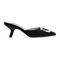 Journee Collection Rishie Womens Pointed Kitten Heel Pumps