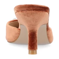 Journee Collection Rishie Womens Pointed Kitten Heel Pumps