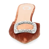 Journee Collection Rishie Womens Pointed Kitten Heel Pumps