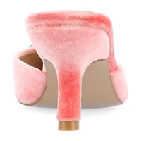 Journee Collection Rishie Womens Pointed Kitten Heel Pumps