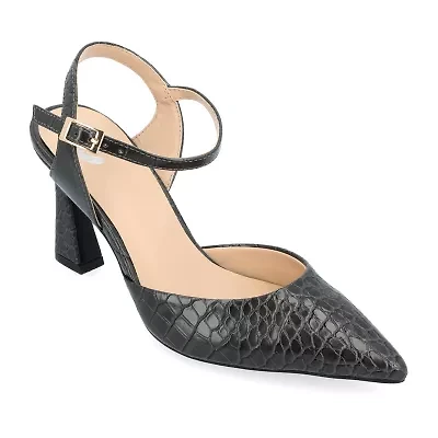 Journee Collection Nixey Womens Pointed Stiletto Heel Pumps