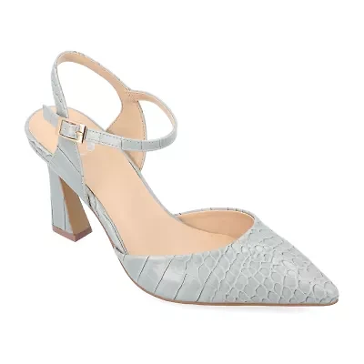 Journee Collection Nixey Womens Pointed Stiletto Heel Pumps