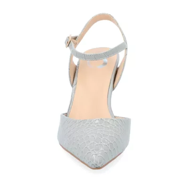 Journee Collection Nixey Womens Pointed Stiletto Heel Pumps