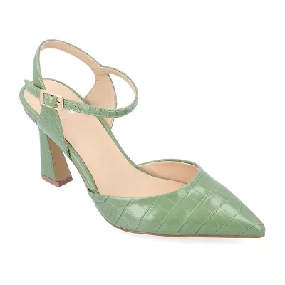 Journee Collection Nixey Womens Pointed Stiletto Heel Pumps